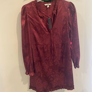 Women’s silk long sleeve  dress